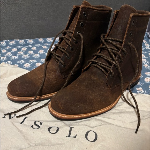 🥾 Nisolo Andrés All Weather Waxed Boots – Brown – Size 9.5 (NWB) - Picture 7 of 14